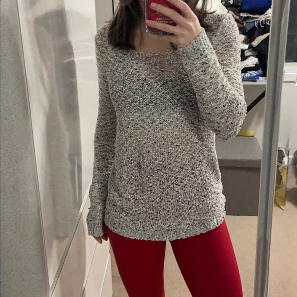 Daisies back sweater